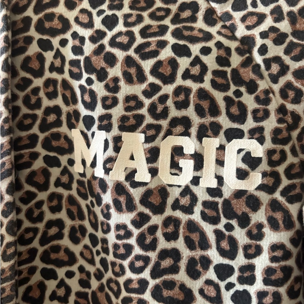 ZARA Kids Leopard Jacket Size 10 “Magic” Graphic - Picture 2 of 8